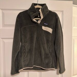 Grey and cream Patagonia Jacket